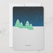 Schneemann paart Einladung (Rückseite)