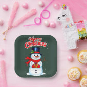 Schneemann Pappteller (Party)