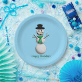 Schneemann-Party Pappteller (Party)