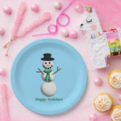 Schneemann-Party Pappteller (Party)