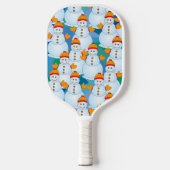Schneemann Pickleball Schläger (Vorderseite)