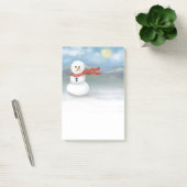Schneemann Post-it Klebezettel (Büro)