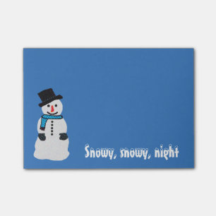 Schneemann Posten-it® Anmerkungen Post-it Klebezettel