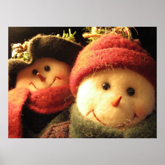 Schneemann Poster (Vorne)