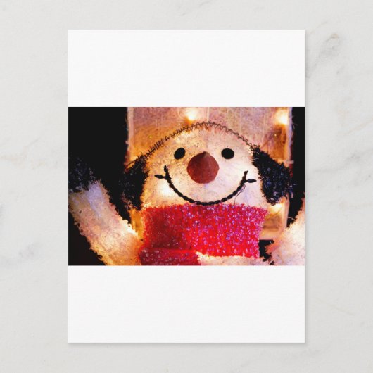 SCHNEEMANN POSTKARTE (Vorderseite)