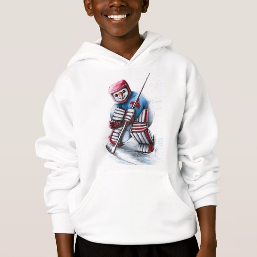 Schneemann Power Play Hoodie (Vorderseite)