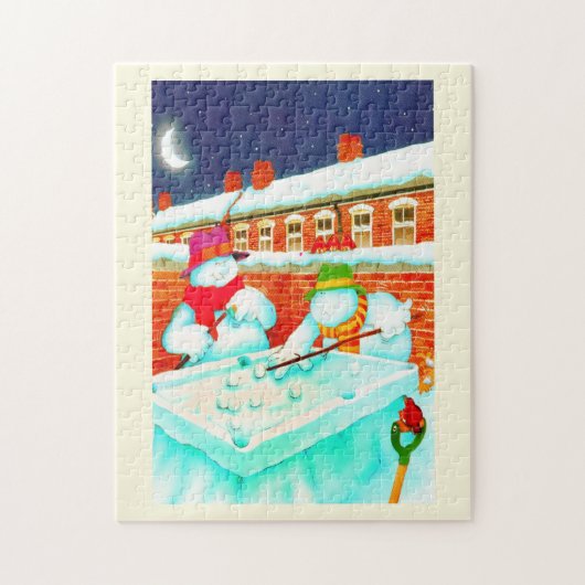 Schneemann Puzzle (Vertikal)
