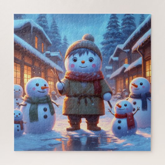 Schneemann Puzzle (Vertikal)