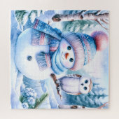 Schneemann-Puzzle Puzzle (Horizontal)