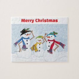 Schneemann-Puzzle Puzzle