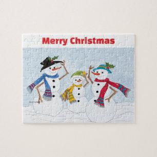 Schneemann-Puzzle Puzzle