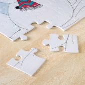 Schneemann-Puzzlespiel Puzzle (Seite)