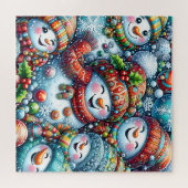 Schneemann-Rätsel Puzzle (Horizontal)