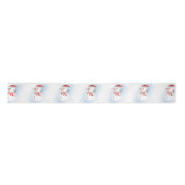Schneemann Satinband (Vorderseite)