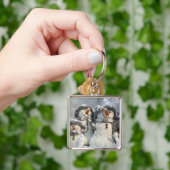 Schneemann Schlüsselanhänger (Hand)