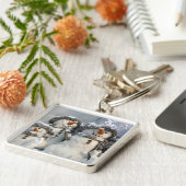 Schneemann Schlüsselanhänger (Seite)