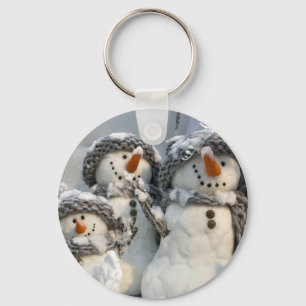 Schneemann Schlüsselanhänger