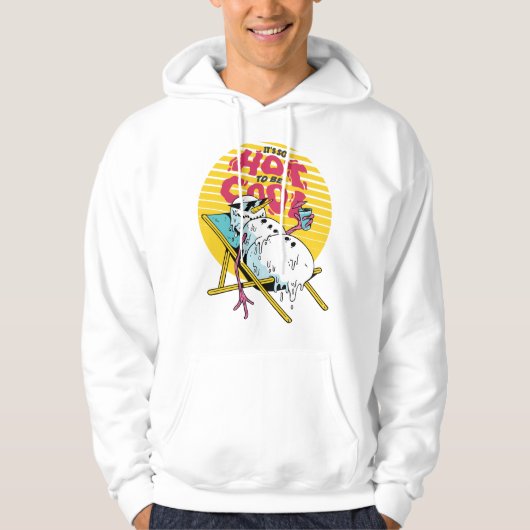 Schneemann schmelzen So heiß, um cool zu sein Hoodie (Vorderseite)