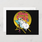 Schneemann schmelzen So heiß, um cool zu sein Postkarte (Vorne/Hinten)