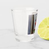 Schneemann Schnapsglas (Links)