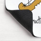 Schneemann-Schnee viel Spaß Mousepad (Ecke)