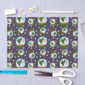 Schneemann-Schneekugeln Seidenpapier (Handwerk)