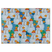 Schneemann Schneidebrett (Vorderseite)