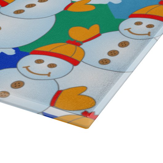 Schneemann Schneidebrett (Ecke)