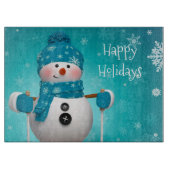 Schneemann Schneidebrett (Vorderseite)