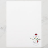 Schneemann Schreibwaren Briefbogen (Vorderseite)