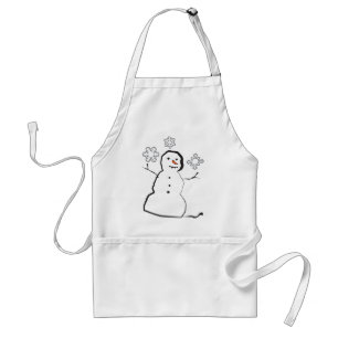 Schneemann Schürze