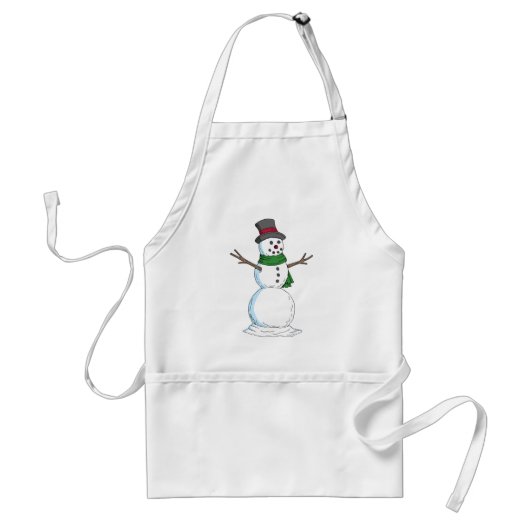 Schneemann Schürze (Vorne)
