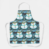 Schneemann Schürze (Vorderseite)