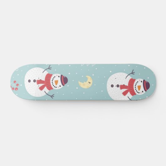 Schneemann Skateboard (Horizontal)