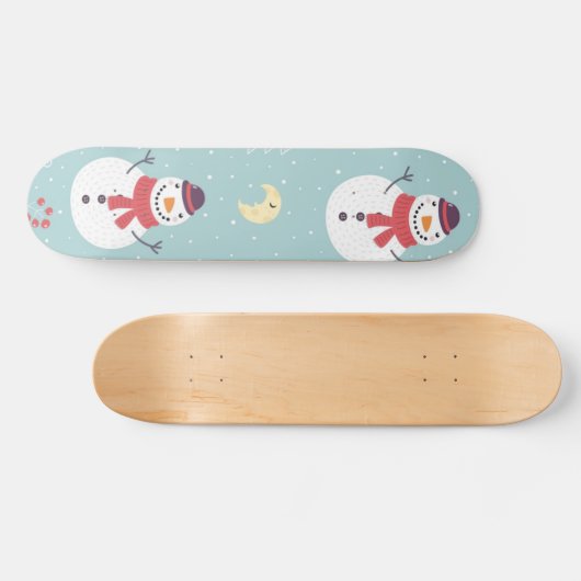 Schneemann Skateboard (Horizontal)