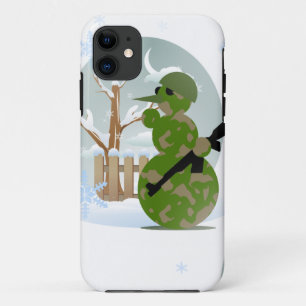Schneemann Soldat Weihnachten Case-Mate iPhone Hülle