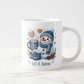 Schneemann-Spezialtasse Jumbo-Tasse (Rechts)