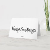 Schneemann-Stern-Maler Feiertagskarte (Rückseite)