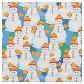Schneemann Stoff (Muster)