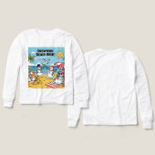 Schneemann-Strand-Bash (Design Vorderseite & Rückseite)