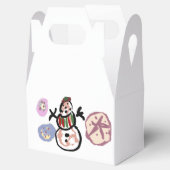 Schneemann süß geschenkschachtel (Geöffnet)