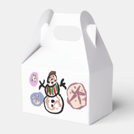 Schneemann süß geschenkschachtel