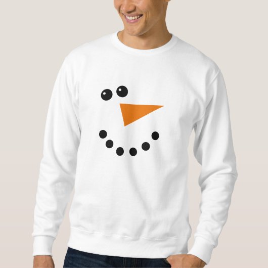 Schneemann Sweatshirt (Vorderseite)