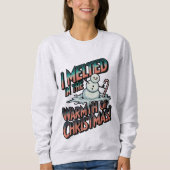 Schneemann Sweatshirt (Vorderseite)
