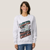 Schneemann Sweatshirt (Vorne ganz)