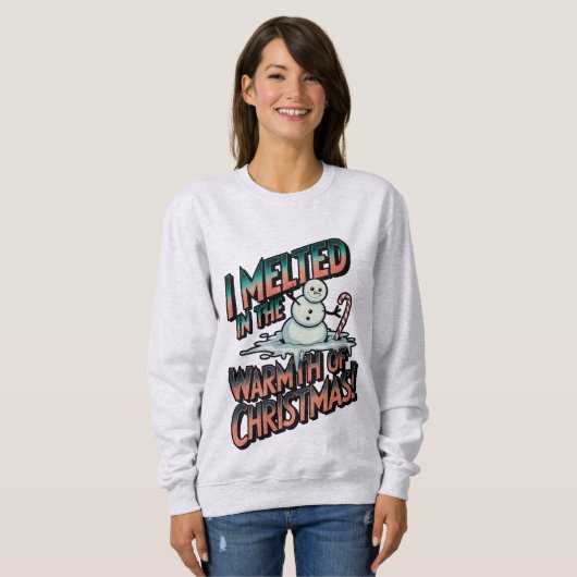 Schneemann Sweatshirt (Vorne ganz)
