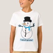 Schneemann T-Shirt (Vorderseite)
