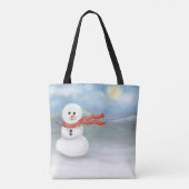 Schneemann Tasche (Rückseite)