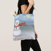 Schneemann Tasche (Von Nahem)