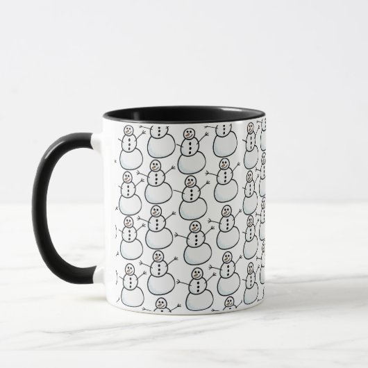 Schneemann Tasse (Links)